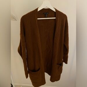 Eileen Fisher light brown cotton sweater 🟤